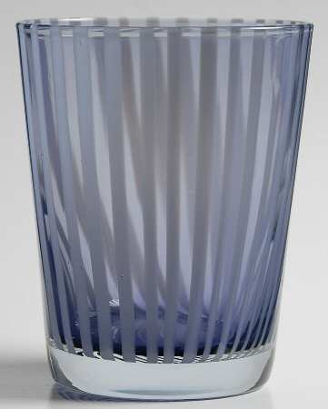 Vertical Stripe Violet Double Old Fashioned