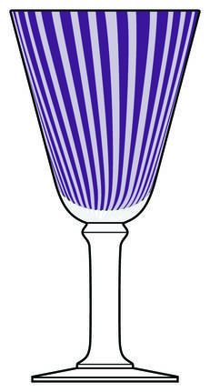 Vertical Stripe Violet