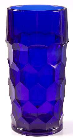 Georgian Cobalt Blue Flat Iced Tea