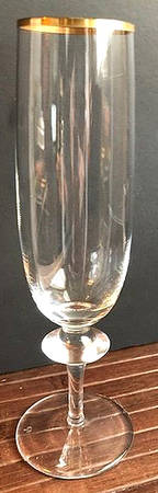 Alexa Gold Fluted Champagne