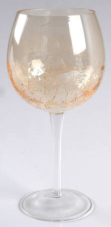 Amber Crackle (Golden Luster) Balloon Wine