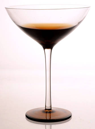 Elemental Amber Martini Glass