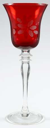 Poinsettia 8" Stemmed Votive Candleholder