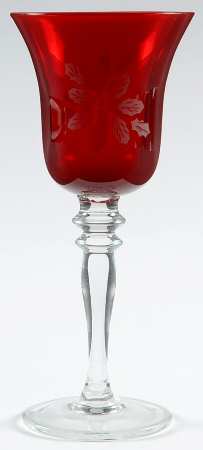 Poinsettia 7" Stemmed Votive Candleholder