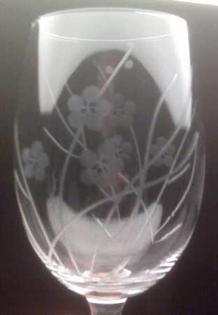 Cherry Blossom Water Goblet
