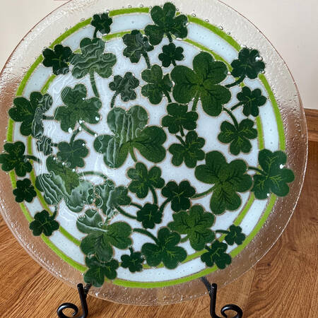 Shamrocks by Peggy Karr