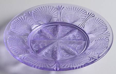 Seashell Lilac Appetizer Plate