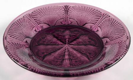 Seashell Amethyst Appetizer Plate
