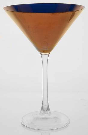 Bronze Martini Glass