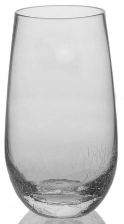 Crackled Tall Flat Tumbler