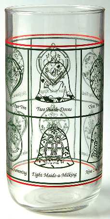 Twelve Days of Christmas 17 Oz Flat Tumbler