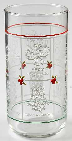 Twelve Days of Christmas 16 Oz Flat Tumbler