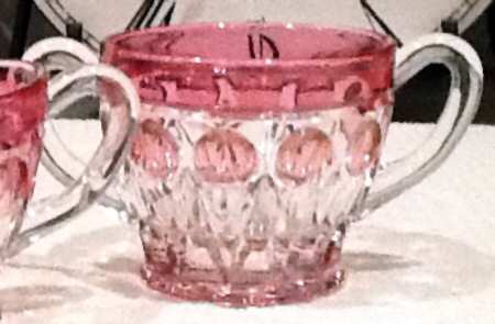 Chavalier Cranberry Flash Candy Dish No Lid