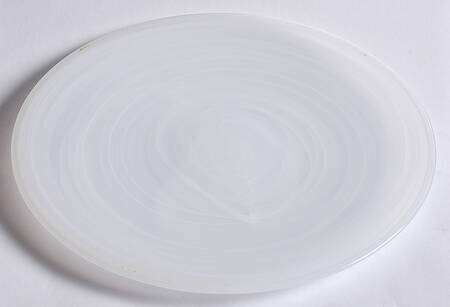 White Alabaster Niveus Salad Plate