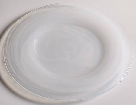 White Alabaster Niveus Dinner Plate