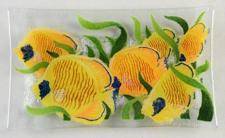 Tropical Fish 10" Rectangular Tray