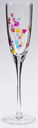 Cherry Blossom (Multicolor) Fluted Champagne by Pier 1