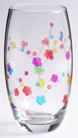 Cherry Blossom (Multicolor) Highball Glass