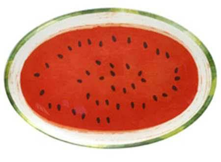 Watermelon 13" Oval Platter