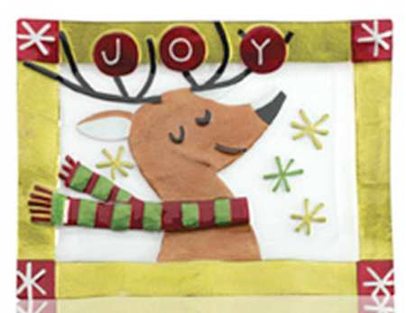 Holiday Happenings 17" Rectangular Platter