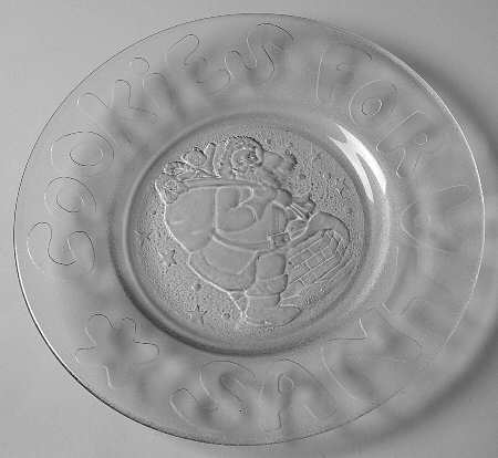Cookies for Santa Luncheon Plate
