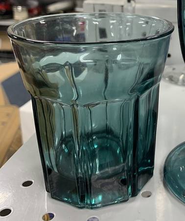 Cafe Blue 8 Oz Flat Tumbler
