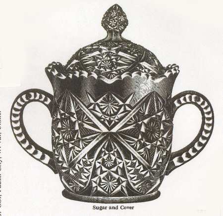 203 Clear Sugar Bowl & Lid
