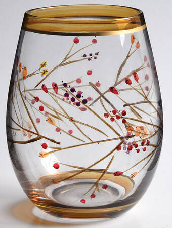 Harvest Berries 16 Oz Flat Tumbler