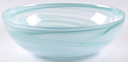 Turquoise Alabaster 11" Round Bowl