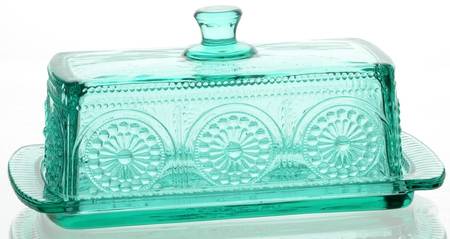 Adeline-Turquoise 1/4 Pound Covered Butter