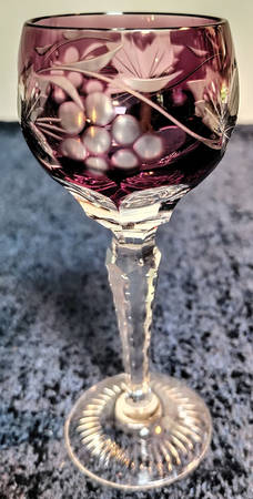 PAS2 Amethyst Cordial Glass