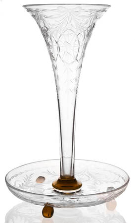 Waterford 12" Epergene Vase & Stand