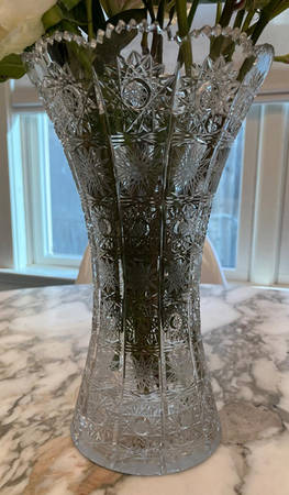 Queen Lace (Round Bowl Shape) 12" Flower Vase