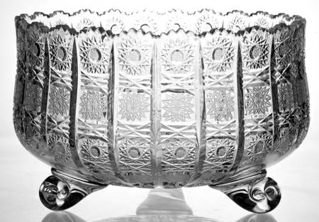 Queen Lace (Round Bowl Shape) 11" 3-Toed Footed Bowl