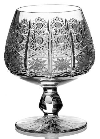 Queen Lace (Round Bowl Shape) Brandy Glass