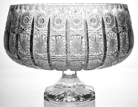 Queen Lace (Round Bowl Shape) 10" Footed Bowl