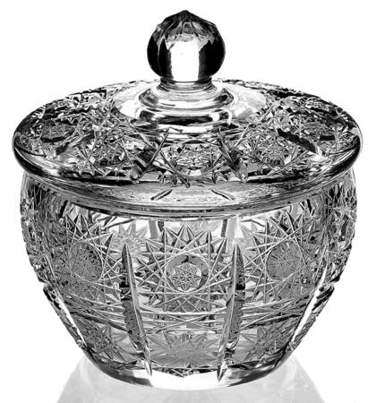 Queen Lace (Round Bowl Shape) Sugar Bowl & Lid