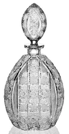 Queen Lace (Round Bowl Shape) Medium Decanter & Stopper