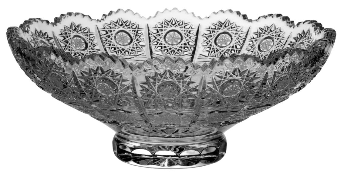 Queen Lace (Round Bowl Shape) 8" Footed Bowl