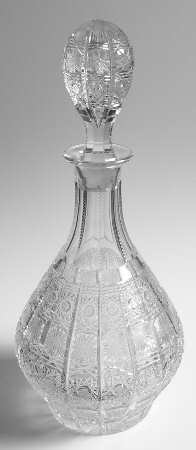 Queen Lace (Round Bowl Shape) Wine Decanter & Stopper