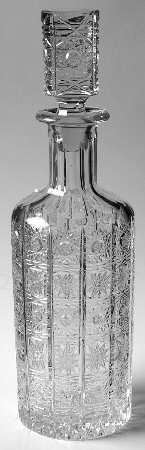 Queen Lace (Round Bowl Shape) Decanter & Stopper