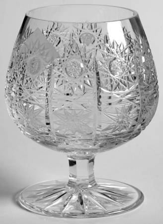 Queen Lace (Round Bowl Shape) Small Brandy Glass