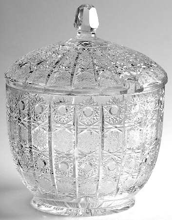 Queen Lace (Round Bowl Shape) Punch Bowl & Lid