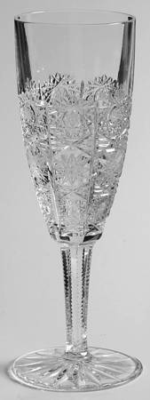 Queen Lace (Round Bowl Shape) Fluted Champagne