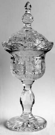 Queen Lace (Round Bowl Shape) Footed Urn & Lid