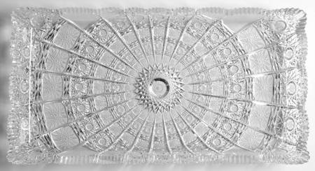 Queen Lace (Round Bowl Shape) 13" Rectangular Tray
