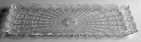 Queen Lace (Round Bowl Shape) 17" Rectangular Tray