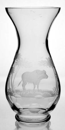 Kenyan-African 8" Flower Vase