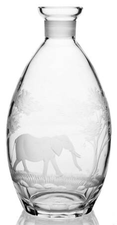 Kenyan-African Wine Decanter No Stopper