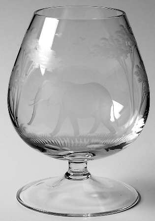 Kenyan-African Brandy Glass